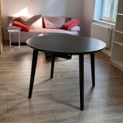 Stół ikea czarny okrągły LISABO