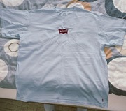T- shirt męski, koszulka LEVI'S, Niebieska ,duża  L,PRAKTYCZNIE NOWA