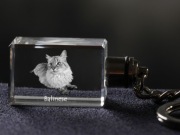 Balinese left brelok sześcienny Świecący