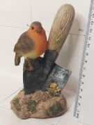 Wróbel na kielni żywiczna figurka 16 cm