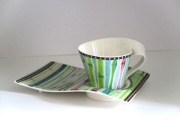Villeroy & Boch wiosenne duo New Wave unikatowa malatura porcelana