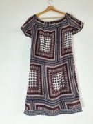 Sukienka Hiszpanka Grey Wolf M 38 Boho Etno Wzory Paisley Polska Marka