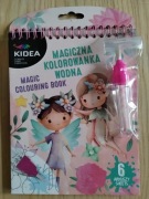NOWA Magiczna wielorazowa kolorowanka wodna Kidea wróżki