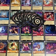 Lorcana zestaw 50 kart common uncommon rare oryginalne