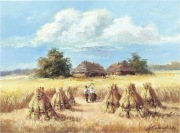 Obrazy olejne "Żniwa" (oryginał)