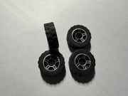 LEGO KOŁA 11x6 OPONA 17.5x6 (50944pb01/42611) 50944pb01c03 4 szt