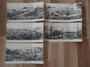 Racławice stare pocztówki przedwojenne 5, panorama racławicka zestaw Kossak