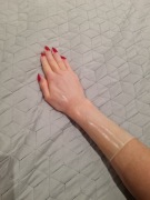 Przezroczyste rękawiczki z długimi paznokciami tipsami cosplay prezent