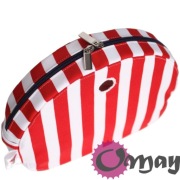 organizer do Obag MOON LIGHT pasy biały czerwony granat 2 kieszenie OMAY