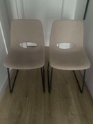 Krzesło tapicerowane Panessy / Zahara beżowy szenil