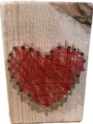 Serce Obraz String Art