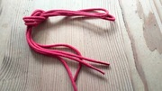 Sznurowadła okrągłe cienkie 60 cm czerwone