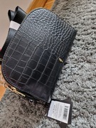 CZARNA damska/ młodzieżowa torebka firmy OCHNIK modeli CROCO + 2 paski 