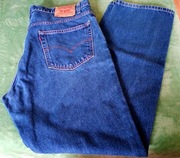 Męskie JEANSY LEVI'S 505 W40L32 PAS 98cm Regular