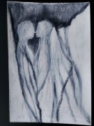 Rysunek węglem kredka