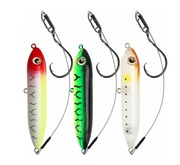 Dovesun zestaw do połowu sumów z grzechotką i z ostrymi haczykami 3 szt.