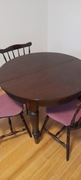  Okrągły stół rozkładany z drewna dębowego 300,zł ostatnia obniżka ceny 