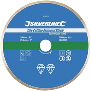 Tarcza diamentowa do płytek 200x25,4mm Silverline