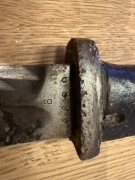 Oryginalny niemiecki bagnet Mauser 98k - J.Sch. (komplet z żabką