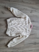 Sweter ecru damski
