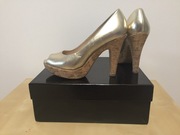 Buty czółenka  BATA rozm: 37 (około 23 cm) skóra