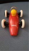 Vintage BRIO Wood Toy Race Car