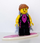 Lego Minifigurki 8804 surfer girl surferka seria 4