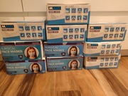 Maseczki ochronne jednorazowe trójwarstwowe 