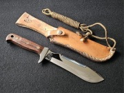 Niemcy, Nóż Bundeswehry "Kappmesser" personel latający, z pochwa ze skóry. 