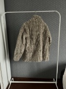 Futro sztuczne szare rozmiar M/L