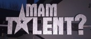 Mam Talent - szyld, napis, transparent, logo