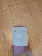 Rajstopy bawełniane prążek różowe - rozmiar 104/110