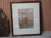 akwarela pejzaż wschód tomaszewski 82