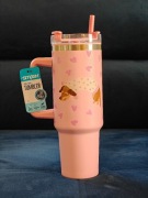 NOWY kubek termiczny Travel Tumbler SMASH 1.2L Uroczy Jamnik BPA free