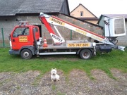 Wynajem, Usługi, podnośnik koszowy, zwyżka