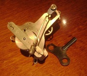 LENZKIRCH KOMPLETNY MECHANIZM:TARCZA,WAHADŁO,OBUDOWA,SKRZYNIA.TANIO !