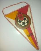 Proporczyk Okręgowy Związek Piłka Nożna Łódź Herb Polska Flaga 