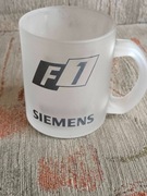 Siemens szklany kubek z logo Formuły 1 (F1)