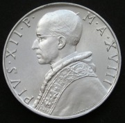 Watykan 10 lirów 1956 - Pius XII - stan 1/2
