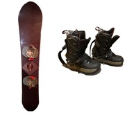Używany snowboard + buty 43-44 