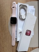 Apple Watch 9 Pink 45 mm gps bat. 100% IDEALNY
