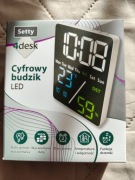 Budzik cyfrowy LED.