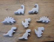 Figurki gipsowe dinozaury zestaw 8 szt