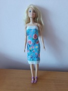 Nowa sukienka dla lalki barbie niebieska 