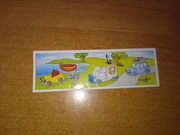 Samochody Instrukcja obsługi ulotka karteczka od kinder niespodzianki