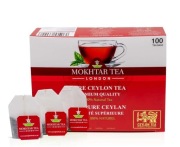 Herbata czarna liściasta Mokhtar London 100 torebek