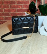 Torebka damska na ramię czarna klasyczna