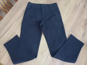 RESERVED granatowe spodnie  134