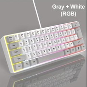 klawiatura gamingowa 60% z podswietlaniem RGB