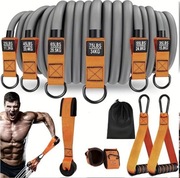 Zestaw 6 sztuk gum oporowych do ćwiczeń